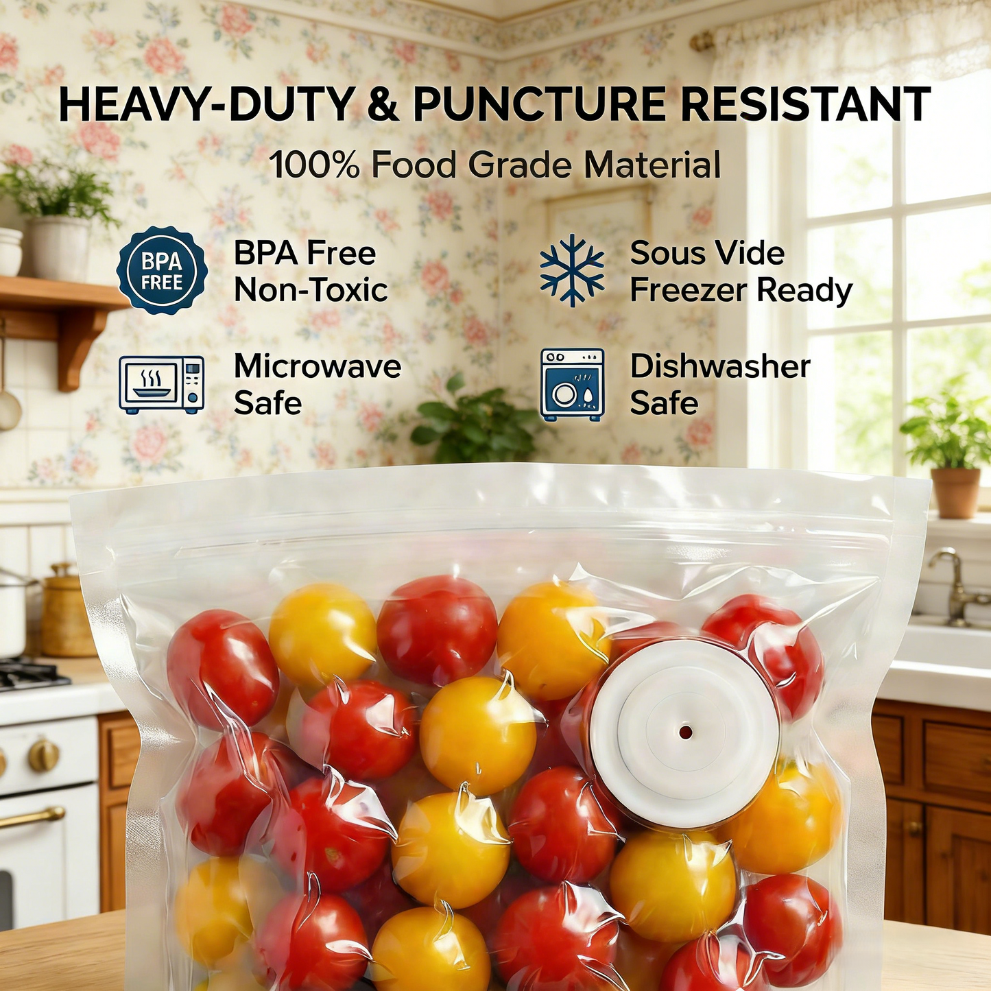 FreshSeal™ Portable Vacuum Food Sealer Bundle – Keep Food Fresh 5x Longer